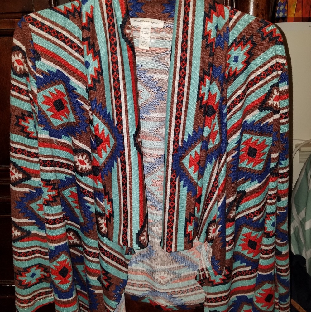 Aztec Print Sweater